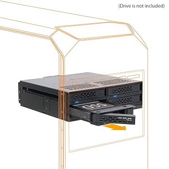 (未使用･未開封品)　CREMAX HDD&amp;SSDx4台搭載可能モジュールラック ホットスワップ kmdlckf Amazon | ICYDOCK MB324SP-B HDD & SSD x 4台 搭載 可能